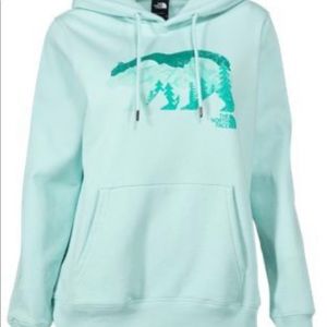 Women’s North Face Bearscape Hoodie. Size: M. Color: Teal.